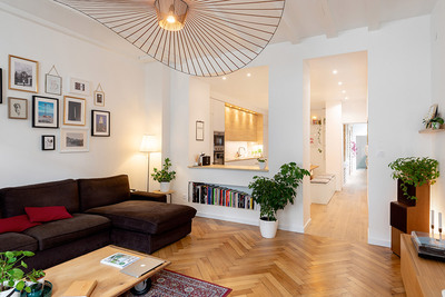 Transformation d'un appartement - Salon